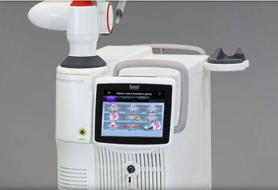 Dermatology laser / acne treatment / Er:YAG / trolley-mounted